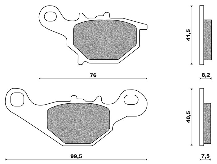Picture of Brake pad FD0222