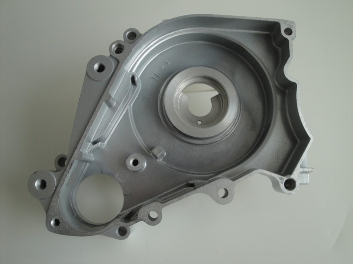 Afbeelding van Startmotorplaat 4-takt motor zilver