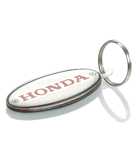 Afbeelding van Sleutelhanger Honda carbon ovaal