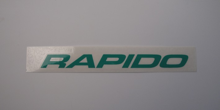 Afbeelding van Transfer Peugeot Rapido mint 15cm p/st.