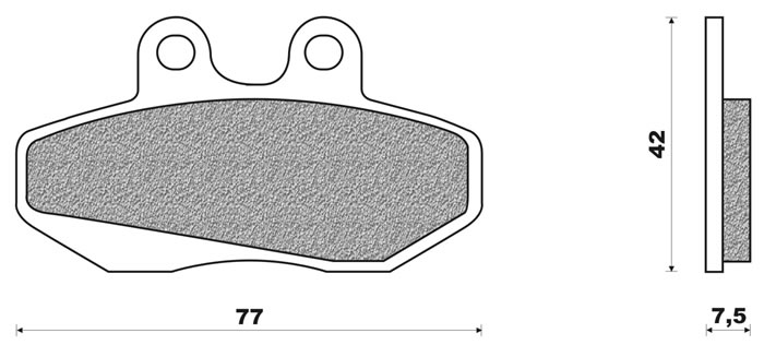 Picture of Brake pad FD0162