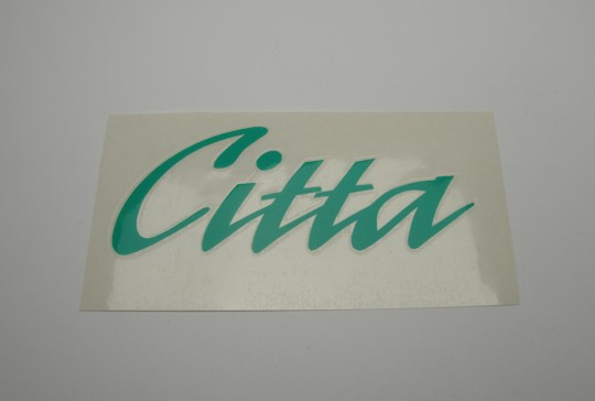 Afbeelding van Transfer Vespa Citta groen 11cm p/st.