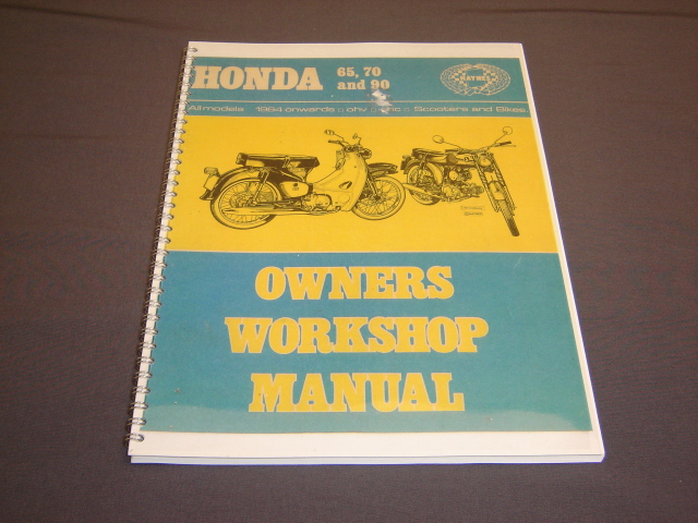 Picture of Workshop manual S65/C70/C90 OT Honda