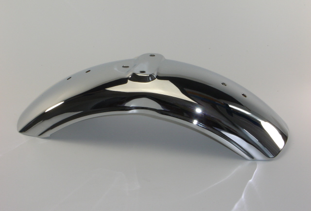 Picture of Front fender Honda Dax chrome repro