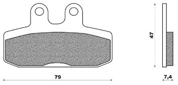 Picture of Brake pad FD0238
