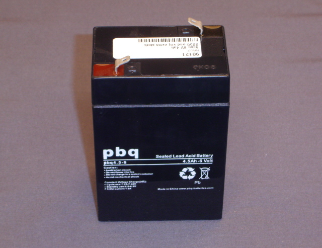 Picture of Battery 6V 4.5 AH sealed 