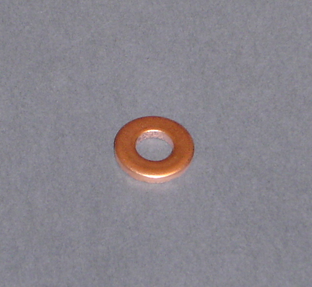 Afbeelding van Ring M6 koper op Cilinderkop Honda SS,CD