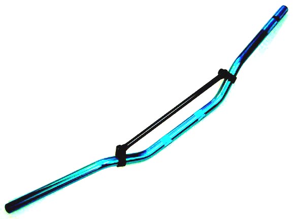Picture of Handle bar alloy blue 22mm