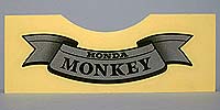 Afbeelding van Transfer Monkey klein zilver vlag model