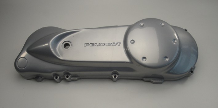 Afbeelding van Kickstartdeksel Peugeot zilver origineel