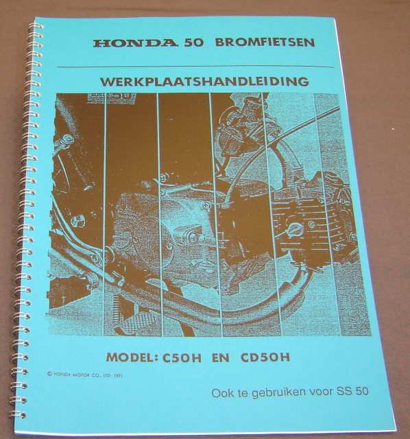 Picture of Workshopmanual SS/CD50 Dutch