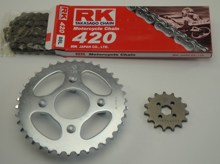 Picture of Chainkit Honda DAX 15T+38T+420-88L 
