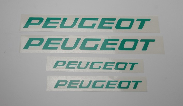 Afbeelding van Transferset Peugeot Rapido groen 4-dlg