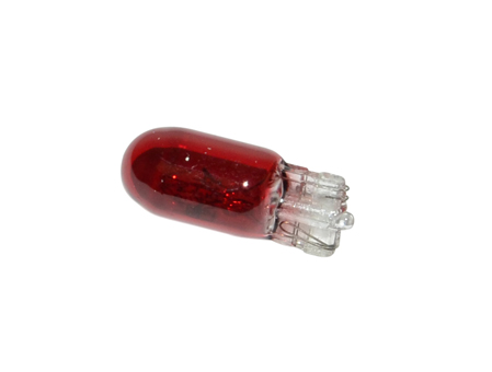 Picture of Bulb 12V 5W red wedge T10