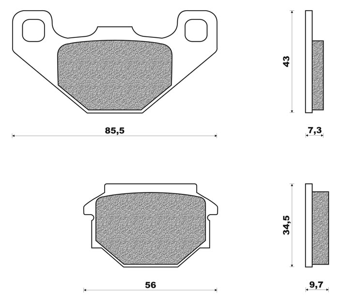 Picture of Brake pad FD0165