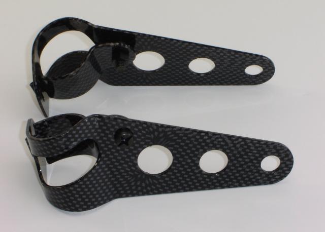 Picture of Head light bracket 32>38mm Carbon 110mm