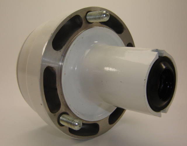 Picture of Front hub Monkey small model 3bolt white