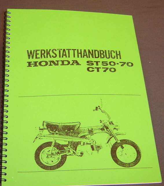 Picture of Workshop manual Honda Dax (German)