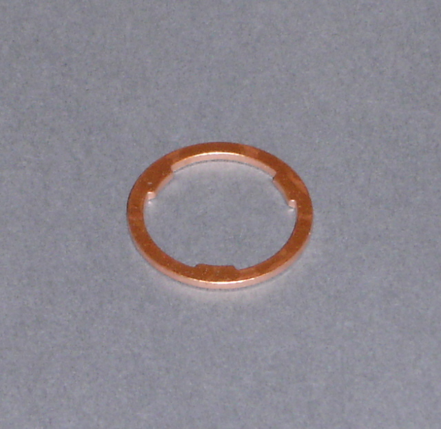 Afbeelding van Ring versnellingas koper tussen tandwiel