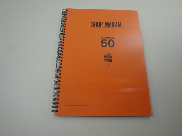 Picture of Workshop manual Honda PC50, PS50 OHCS