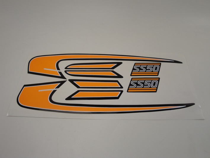 Afbeelding van Transferset Honda SS50 tank oranje