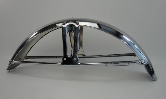 Picture of Front fender Honda SS, CD50 chrome repro