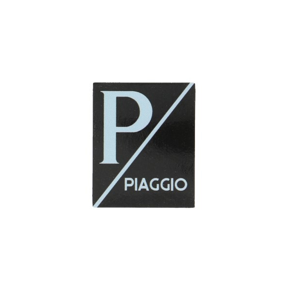 Afbeelding van Transfer logo Piaggio zwart