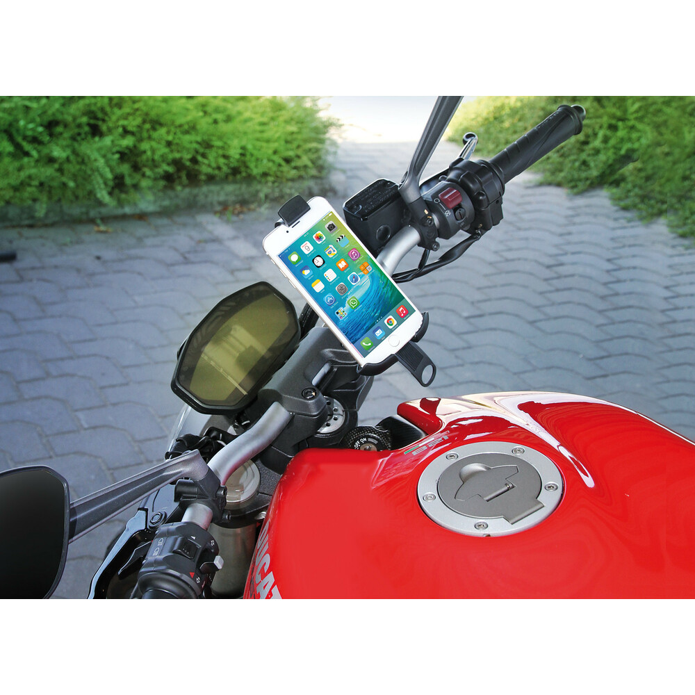Picture of handlebar phone holder scooter motor