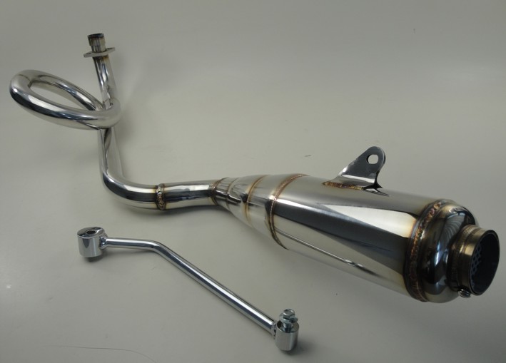Picture of exhaust agm caferacer raw50 