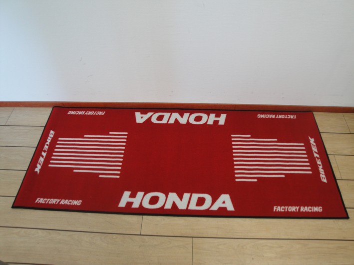 Picture of garagemat Honda red white 190x80cm