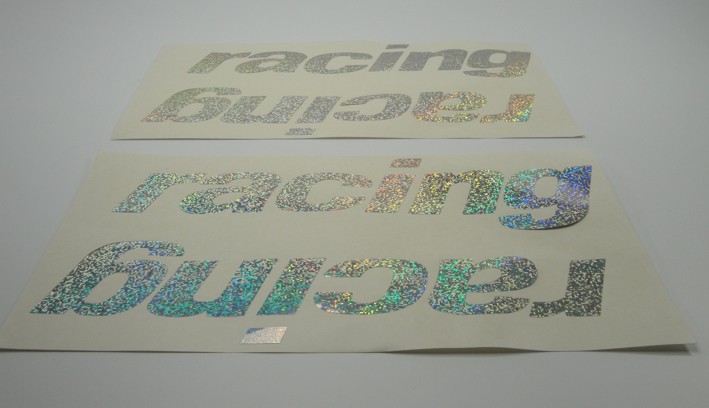 Picture of sticker set Racing 4 pcs 