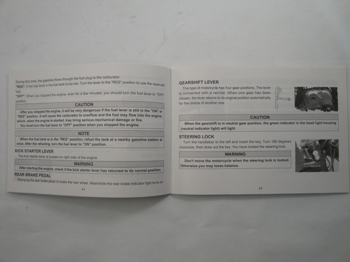 Picture of instruction book skyteam skymini gorilla