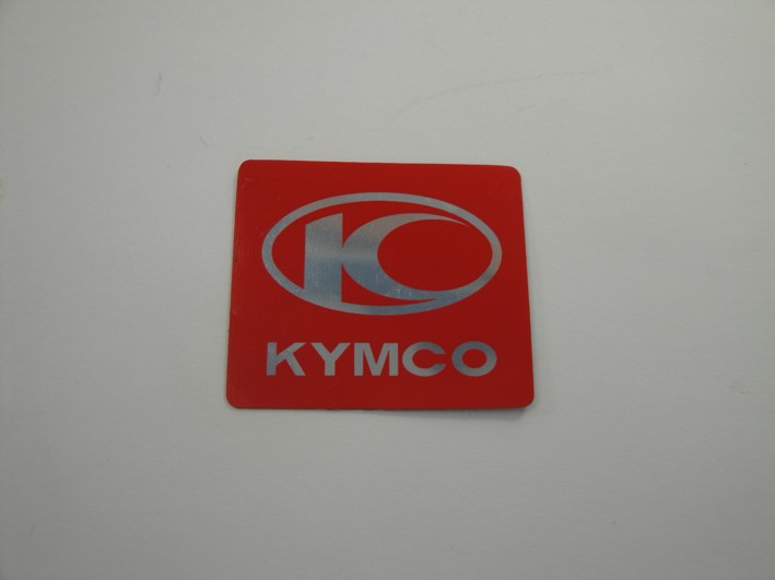 Afbeelding van Transfer Kymco logo rood 4 x 3.5cm