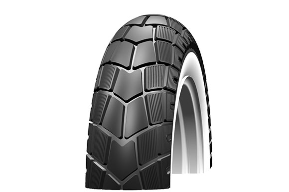 Picture of Tire 11-110/70 Schwalbe white wall 45P