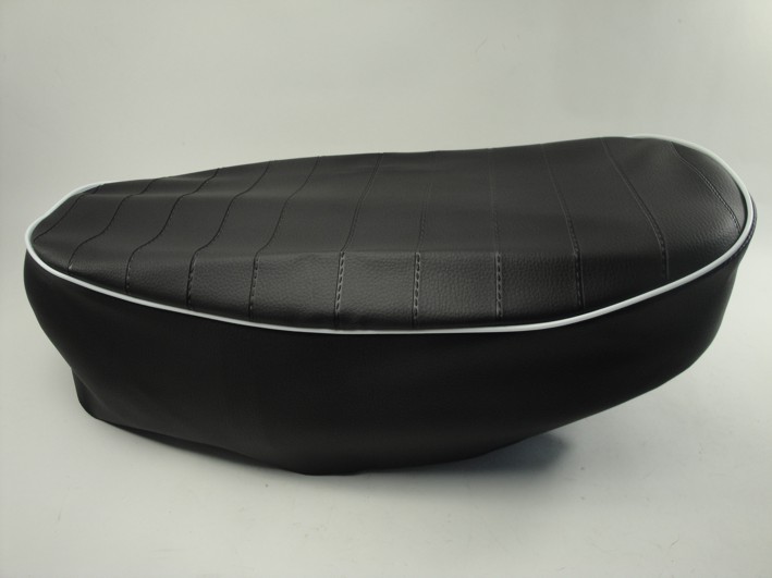 Picture of Seat cover Black, white piping Honda Dax