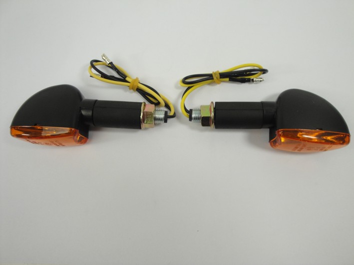 Afbeelding van R.A.W. set zwart en oranje glas 12V lamp