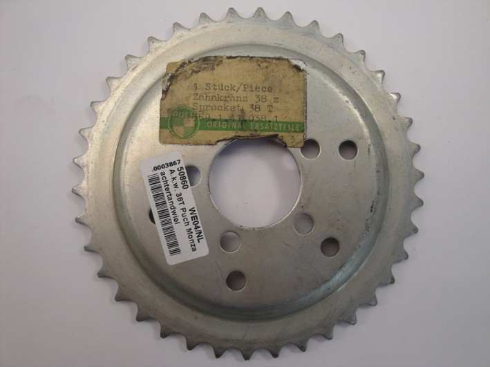 Picture of Rear sprocket Puch Monza 38T genuine