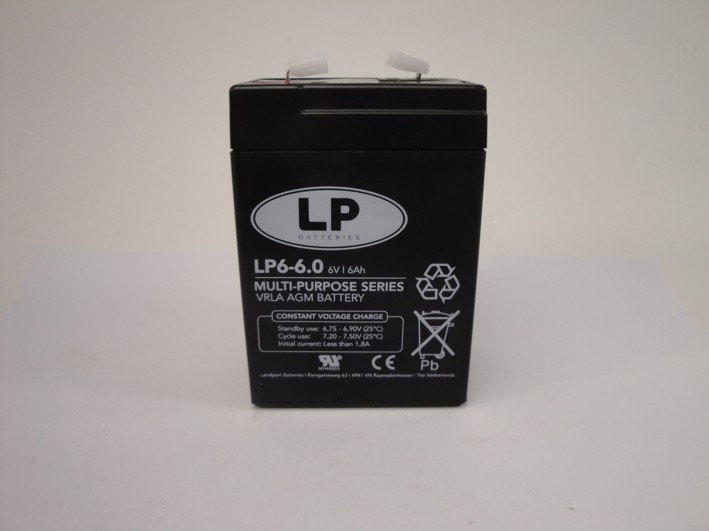 Picture of Battery 6V 6Ah Honda SS50, Dax, strong 