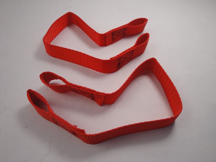 Afbeelding van Bindriem lus spanband 45cm 2-delig rood